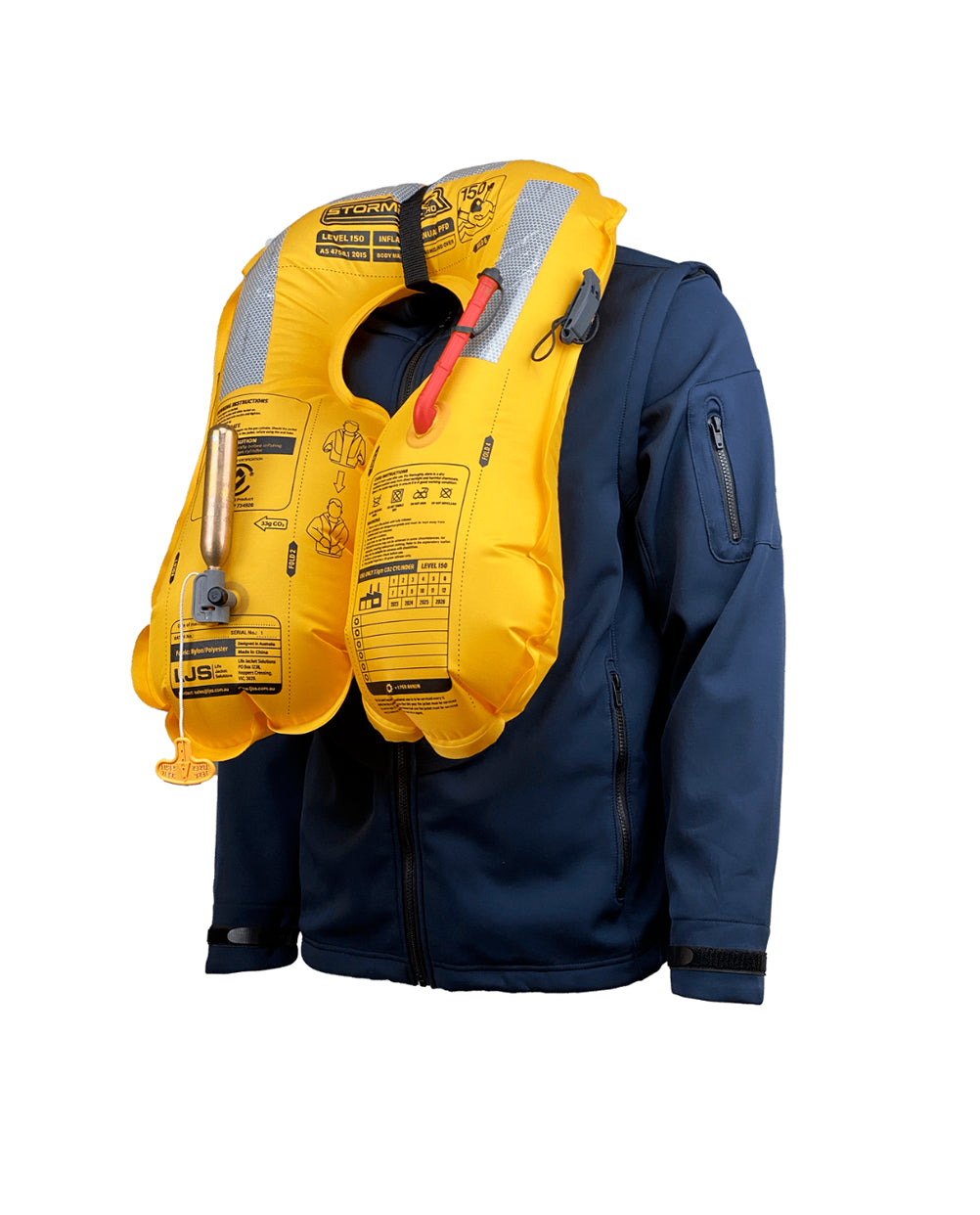 PFD Stormrider Pro Soft Shell Life Jacket - NAVY